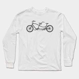 Tandem Bicycle Long Sleeve T-Shirt